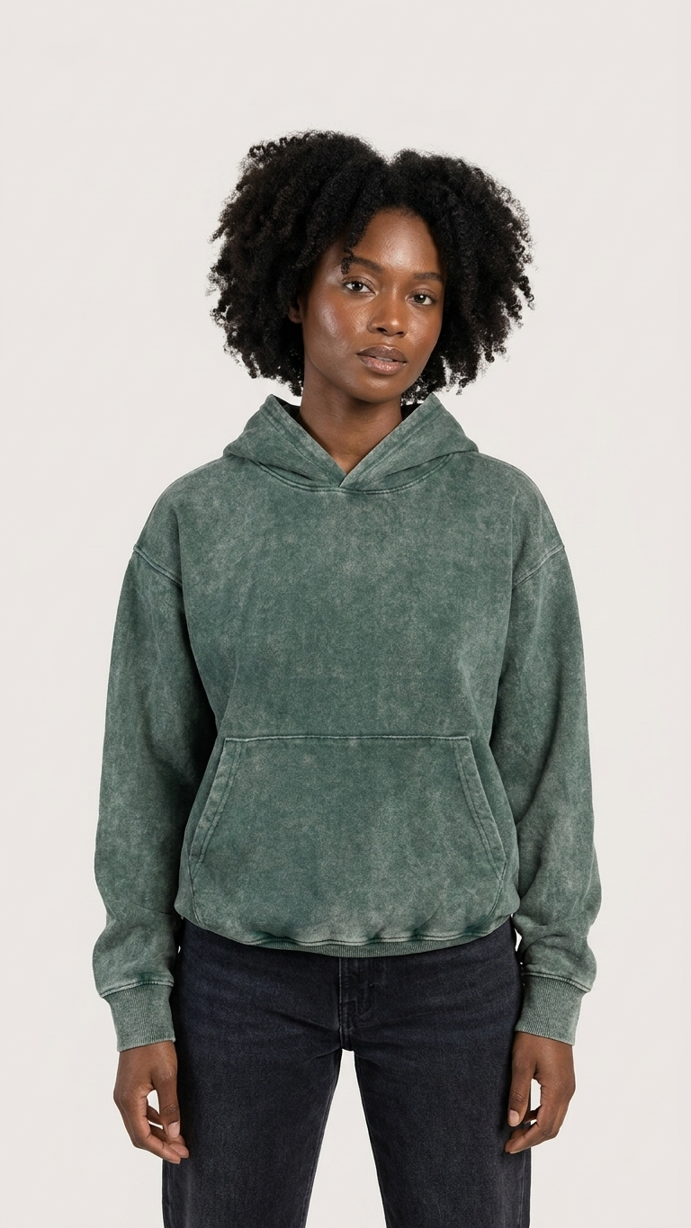 The Forest Wash Hoodie- Statement Line
