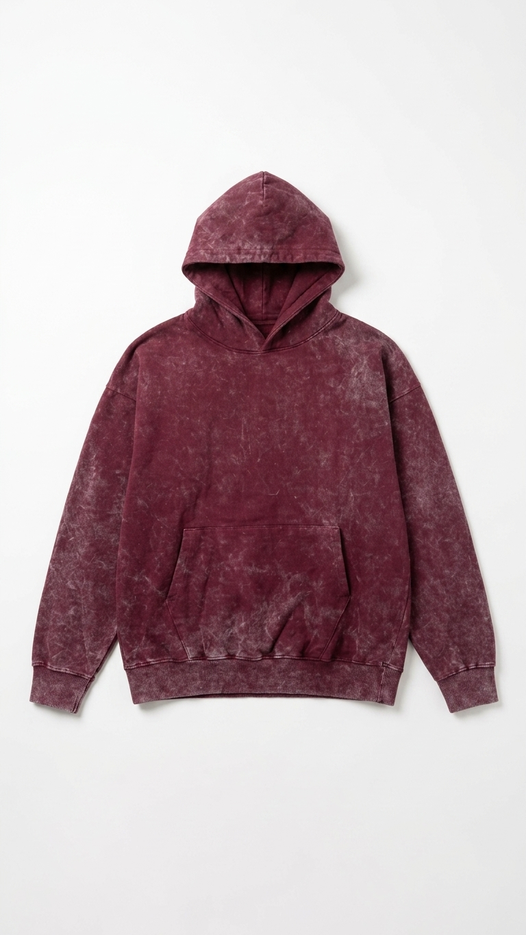 The Rust Wash Hoodie -Statement Line