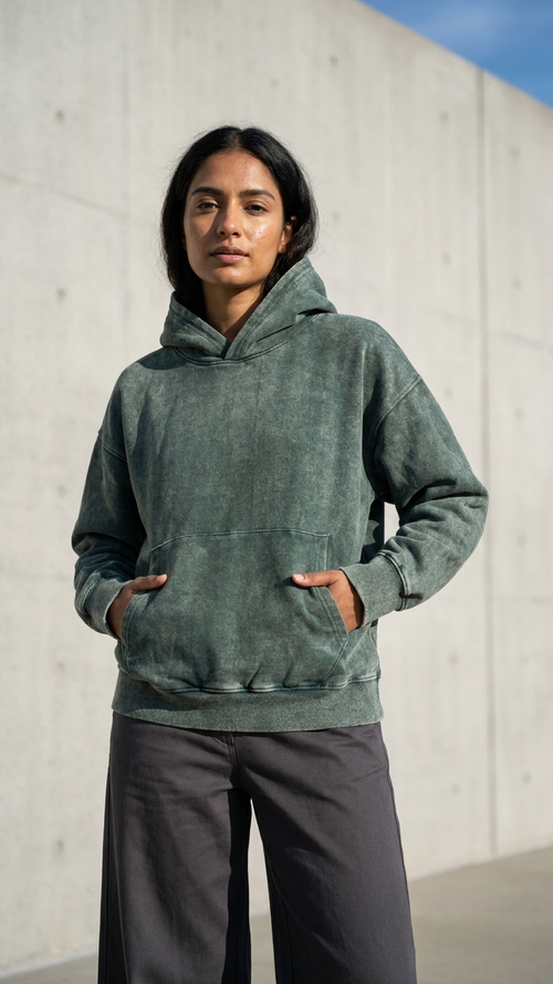 The Forest Wash Hoodie- Statement Line