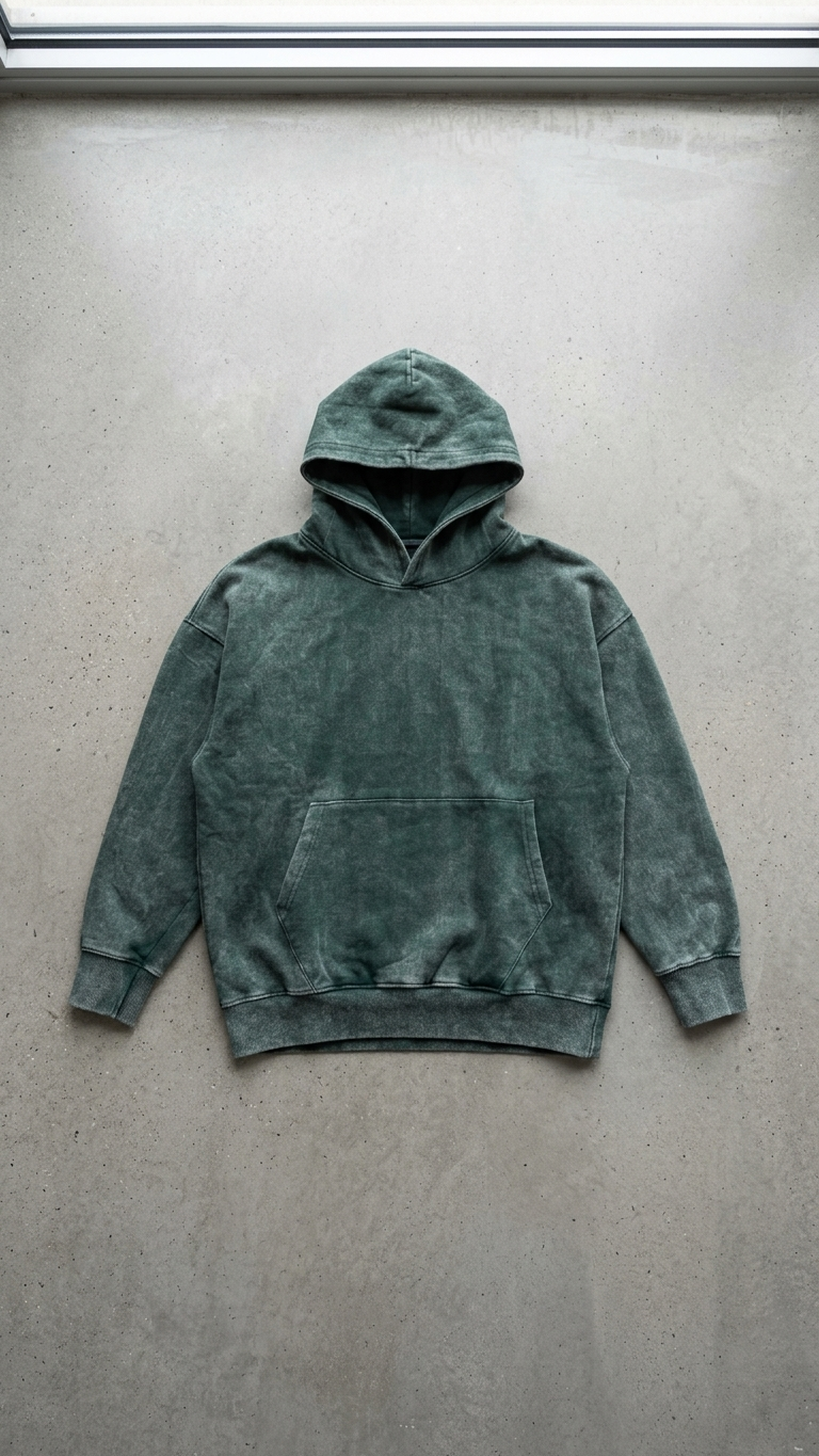 The Forest Wash Hoodie- Statement Line